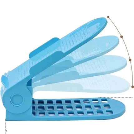 Étagère à chaussures pliable multicolore à la mode, sortie d'usine, pour l'intérieur